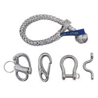 Schäkel / Klampen / Karabiner / Fenderösen / Softschäkel