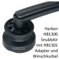 Preview: Harken SnubbAir Winsch mit Adapter HB1301 und Winschkurbel