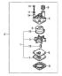 Preview: Honda Marine Wasserpumpen Set BF 75 D und 90 D Bootsmotor 06193-ZZ0-000