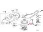 Preview: Honda Spannrolle 14510-ZV5-013 für BF 25 - 50 PS Außenborder