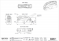 Preview: Spinlock XAS0612/1M Bohrschablone und Abmessungen