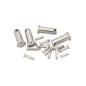 Preview: Steckbolzen / Sicherungsbolzen / Splintbolzen 4mm Durchmesser - in den Nutzlängen 11mm / 16mm