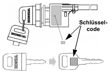 Preview: Honda Schlüsselcode - Wo finde ich den Honda Schlüsselcode?