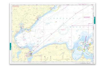 Preview: NV Einzelkarte S14/14A Lübecker Bucht / Travemündung - 2024