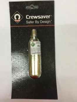 Crewsaver rearming cylinder 38g 10034