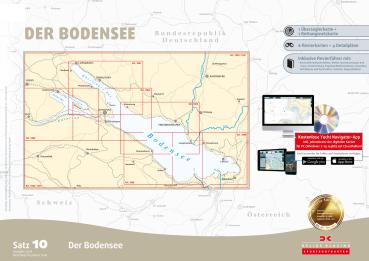 Seekarten Bodensee Satz 10