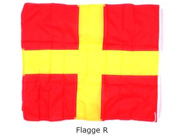 Flagge R 30 x 45 cm einzeln