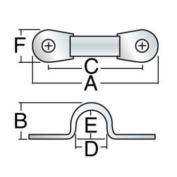 Preview: Harken H3287 Abmessungen Details