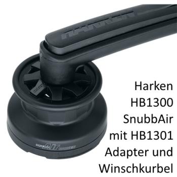 Harken SnubbAir Winsch mit Adapter HB1301 und Winschkurbel