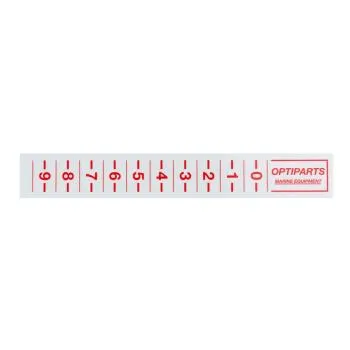 Optiparts EX1358R – Optimist Trimmstreifen 16 cm rot