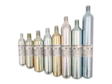 Secumar Ersatz CO2 Patrone / Reserpatrone einzeln ohne Auslösetablette - in verschiedenen Größen lieferbar