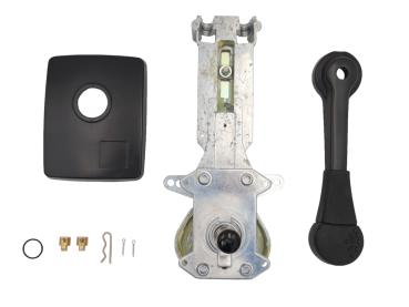 Preview: Teleflex Einhebel Fernbedienung B80/S mit verdeckte Seitenmontage