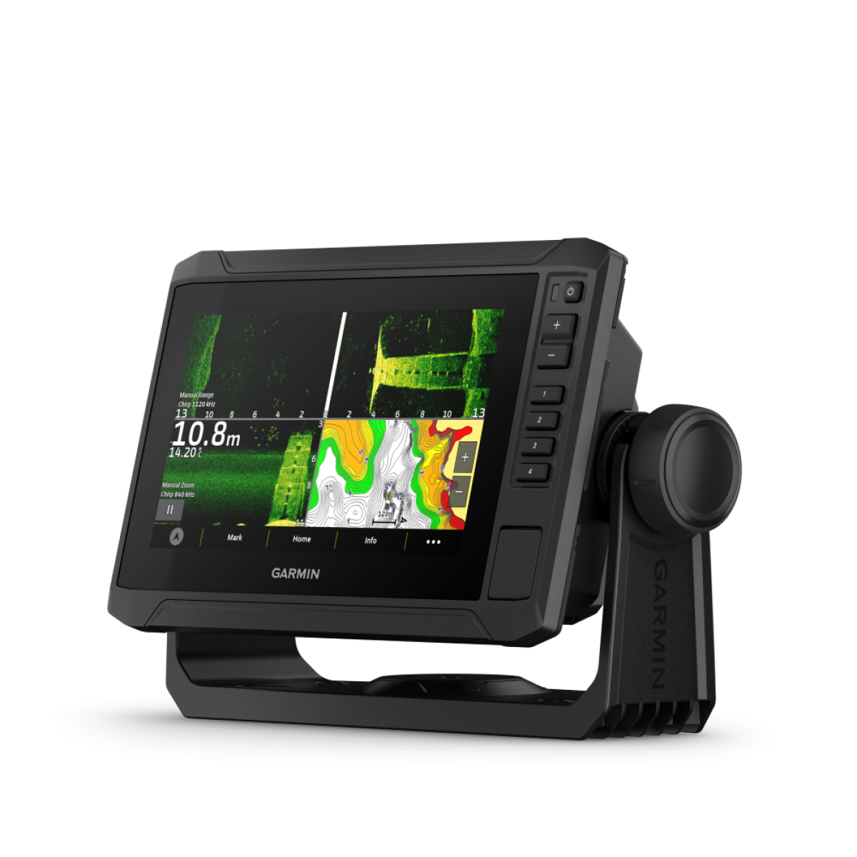 Garmin ECHOMAP™ UHD2-Kartenplotter 72sv mit GT54UHD-TM Geber - 010-02683-01