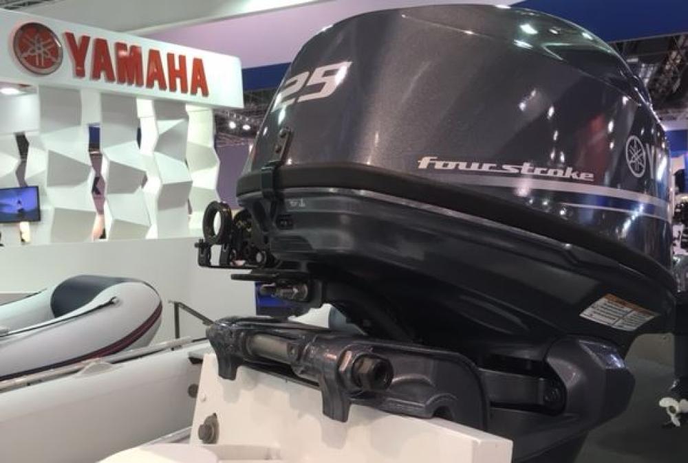 Yamaha F25 GEL montiert