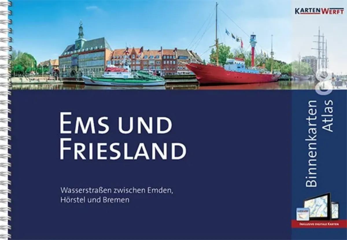 Kartenwerft Binnen Atlas 8 Friesland Ems