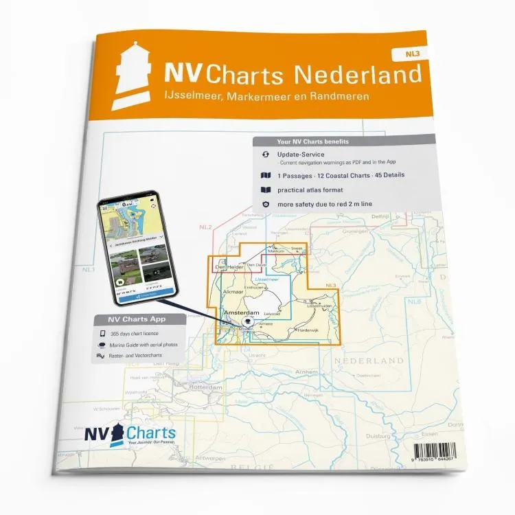 NV Verlag Seekarten NL 3 Ijsselmeer Randmeren