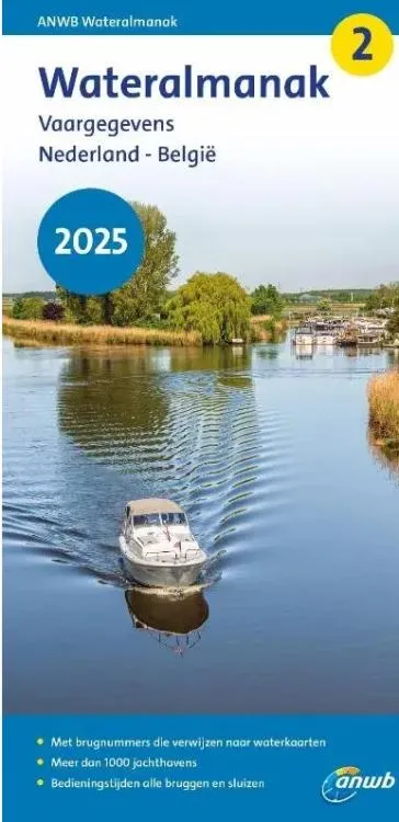 ANWB Water Almanak 2 Holland 2025