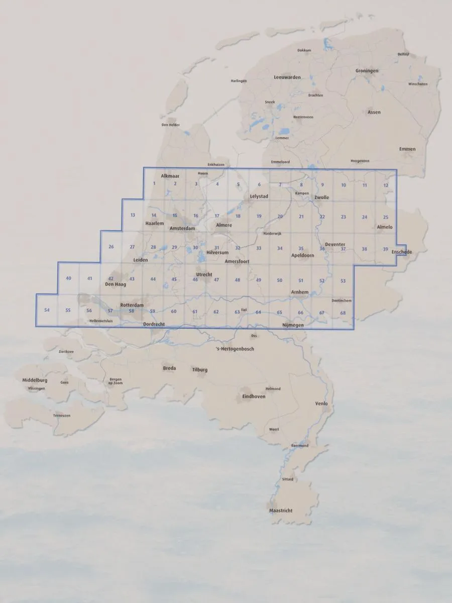 ANWB Water Atlas Nederland midden / Niederlande Mitte Seekarte