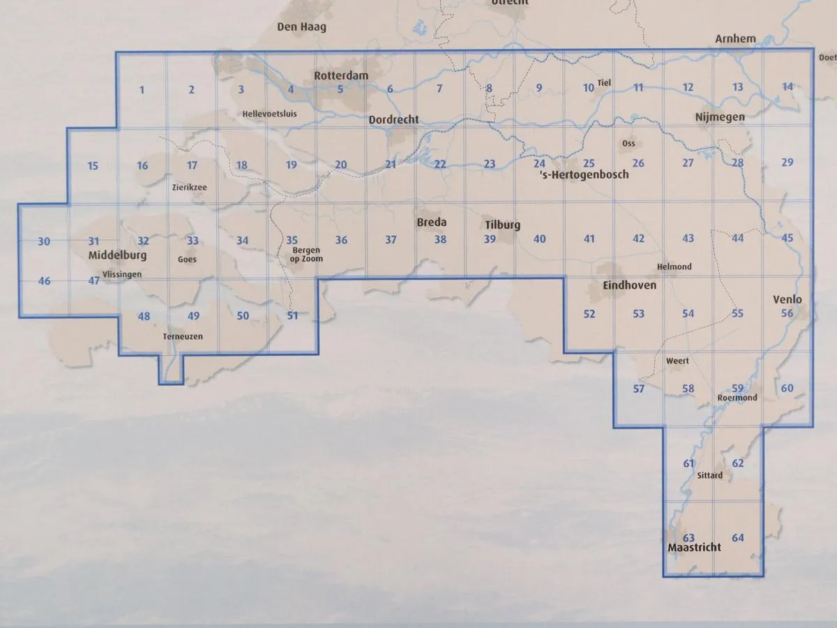 ANWB Water Atlas Nederland zuid / Niederlande Süd Seekarte