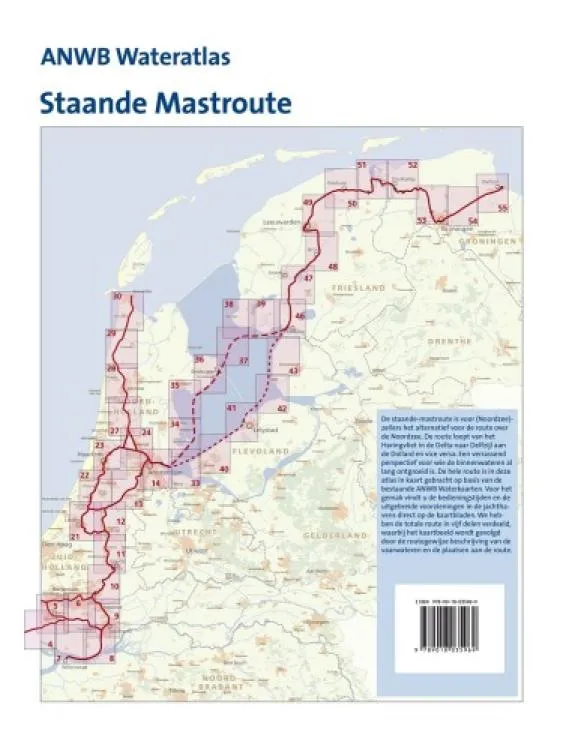 Übersicht stehende Mast Route NL