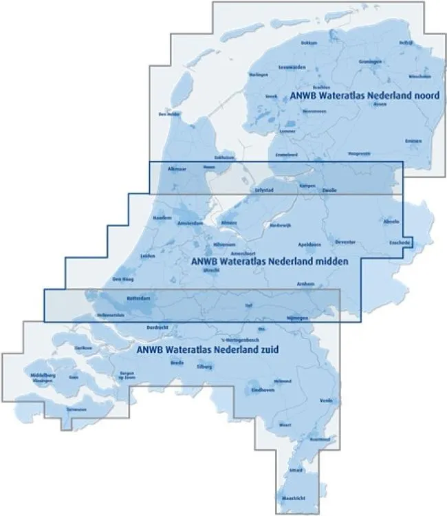 ANWB Water Atlas Nederland noord Seekarte