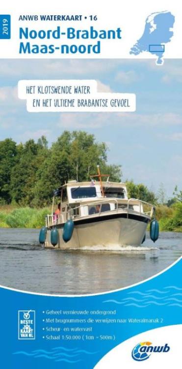 ANWB Holland Seekarte 16 Noord Brabant / Maas