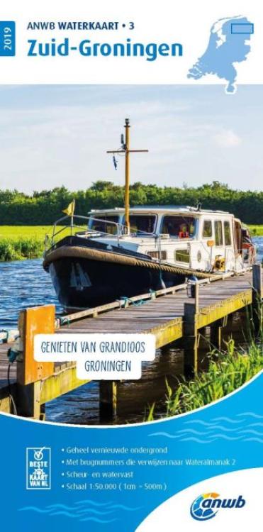 ANWB Holland Seekarte  3 Zuid Groningen
