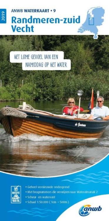 ANWB Holland Seekarte 9 Randmeren-Zuid/Vecht