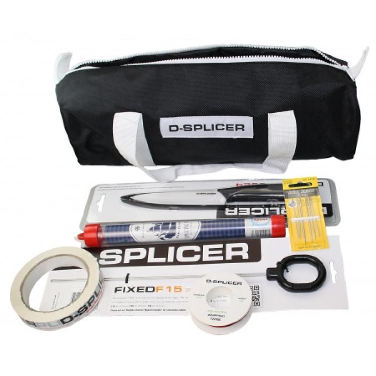 D-Splicer D-Pouch P40 Set - komplette Tasche mit Spleiß / Takler Werkzeug für 1 - 16mm Tauwerk