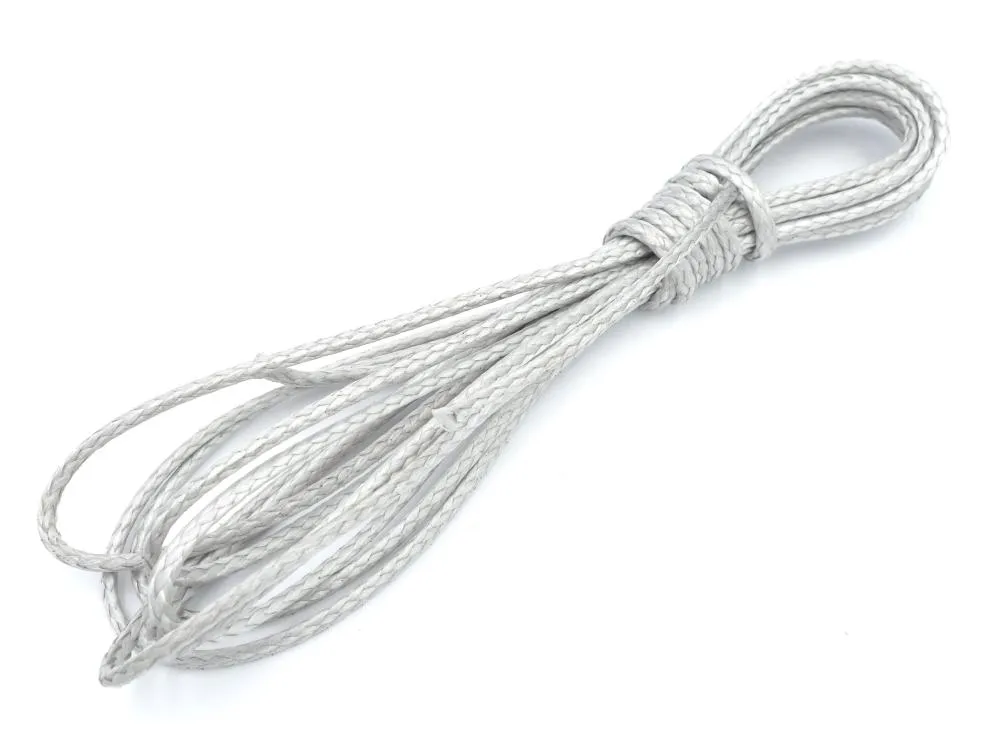Übungstauwerk Dyneema Hohlgeflecht silber 4 mm