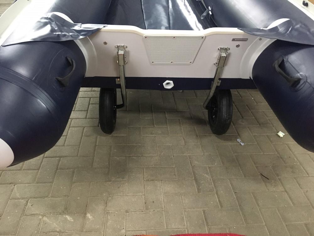 Heckräder, klappbar für Schlauchboote