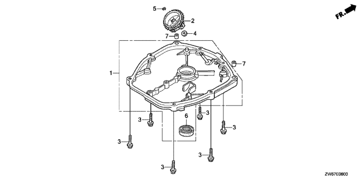 Honda Wasserabdichtring / Simmering für BF2 / BF 2.3 Außenborder - 91202-HC5-005