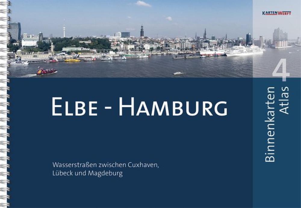 Kartenwerft Binnen Atlas 4 Elbe Hamburg