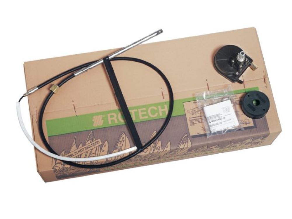 Ultraflex UF Lenkung / Steuerung Kit / Set ROTECH IV für kleine Boote mit Aussenborder bis 40 KW / 55 PS - lieferbar von 1,7 bis 4,16 m