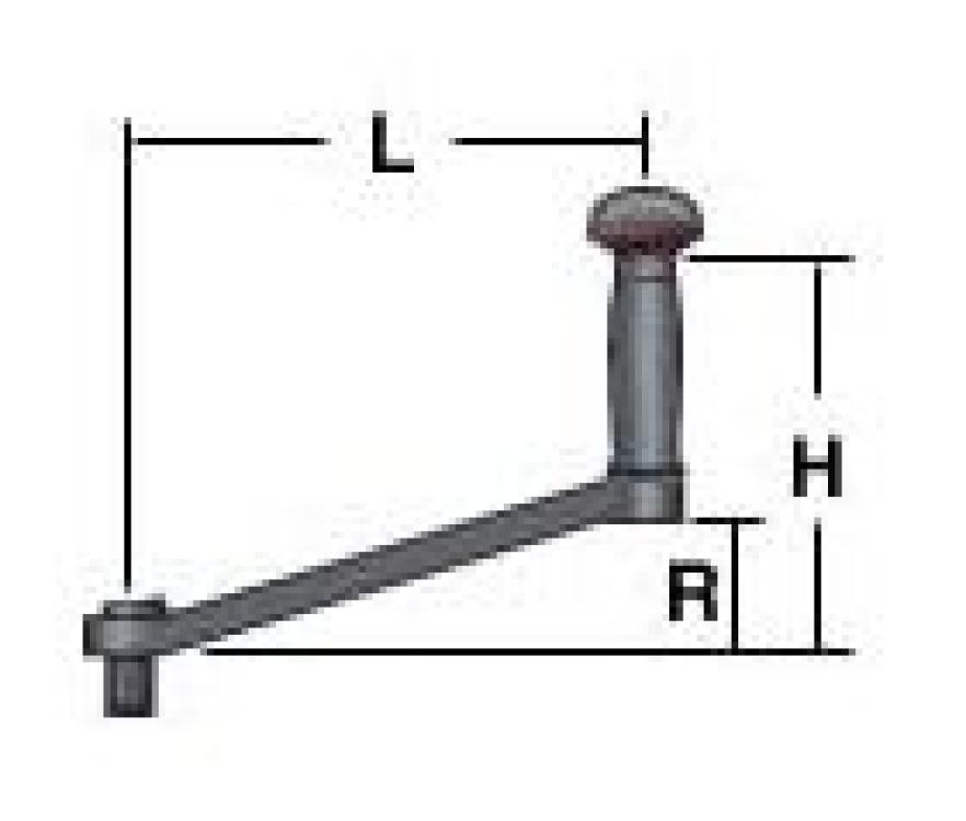 Massblatt Harken Winschkurbel HBH08AL