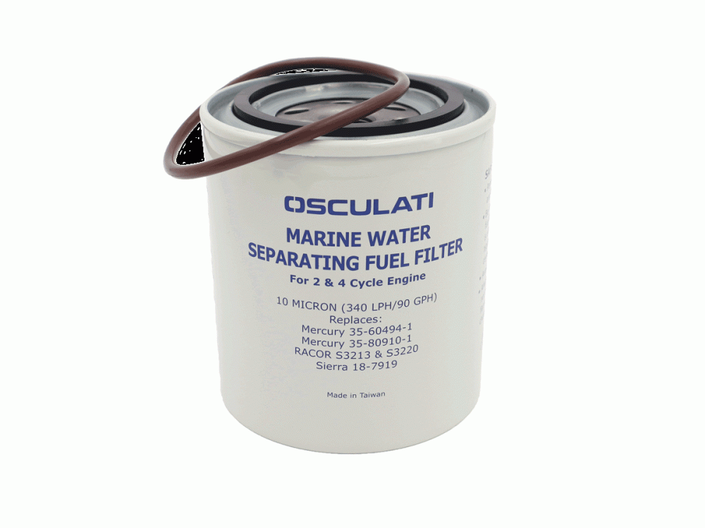 Ersatzfilter für Kraftstoff Filter Wasserabscheider bei Bootsmotoren - Osculati 17.664.10