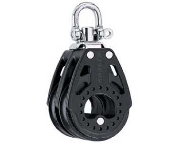Harken H2602 Carbo-Doppelblock 57mm mit Wirbel