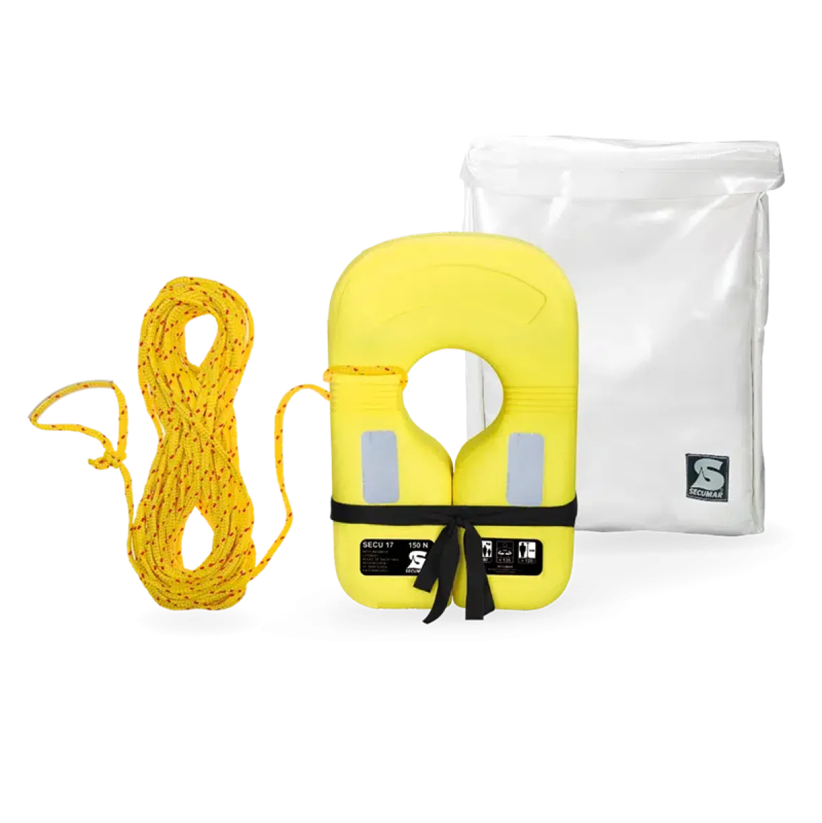 Secumar MOB Paket mit Secu 17 und Rettungsleine (11142-02)