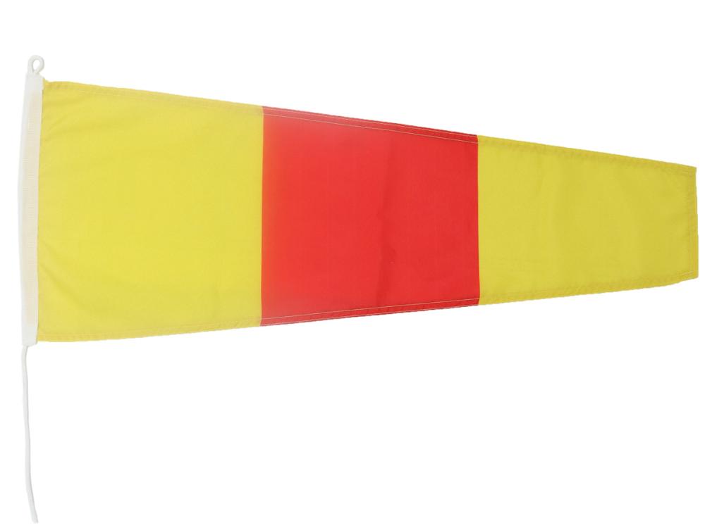 Zahlenwimpel 0 - Regatta - Zeichen Segeln - Signalflagge - DVS-00