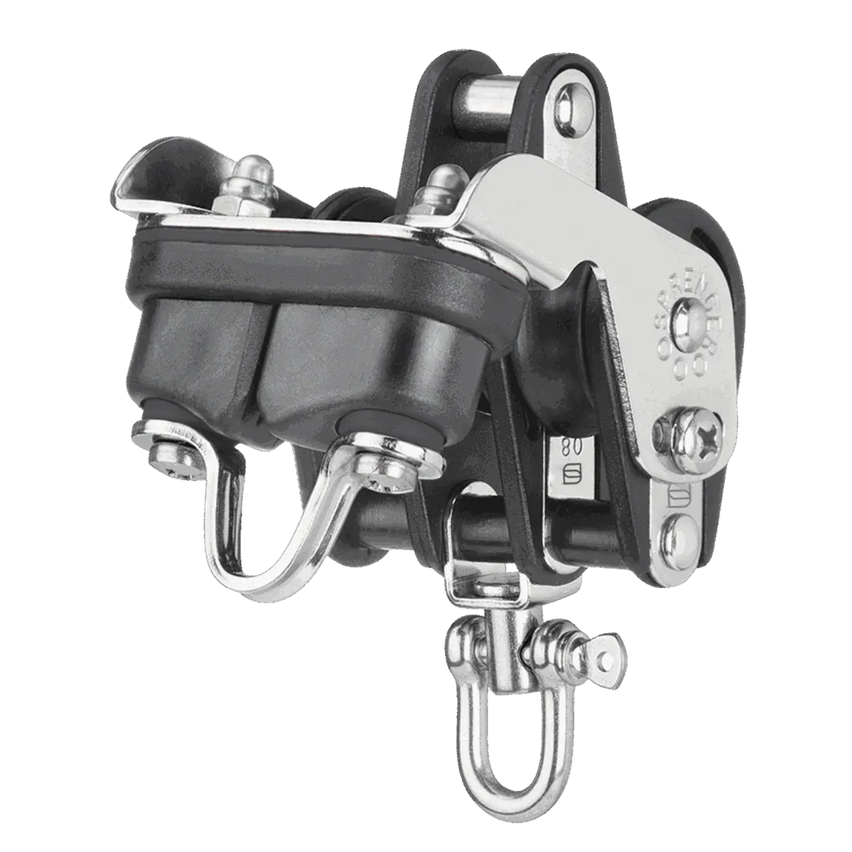 Sprenger / HS Micro XS Edelstahl Block kugelgelagert für 4 mm Draht - 2 Rollen - 3532965055 - Abverkauf