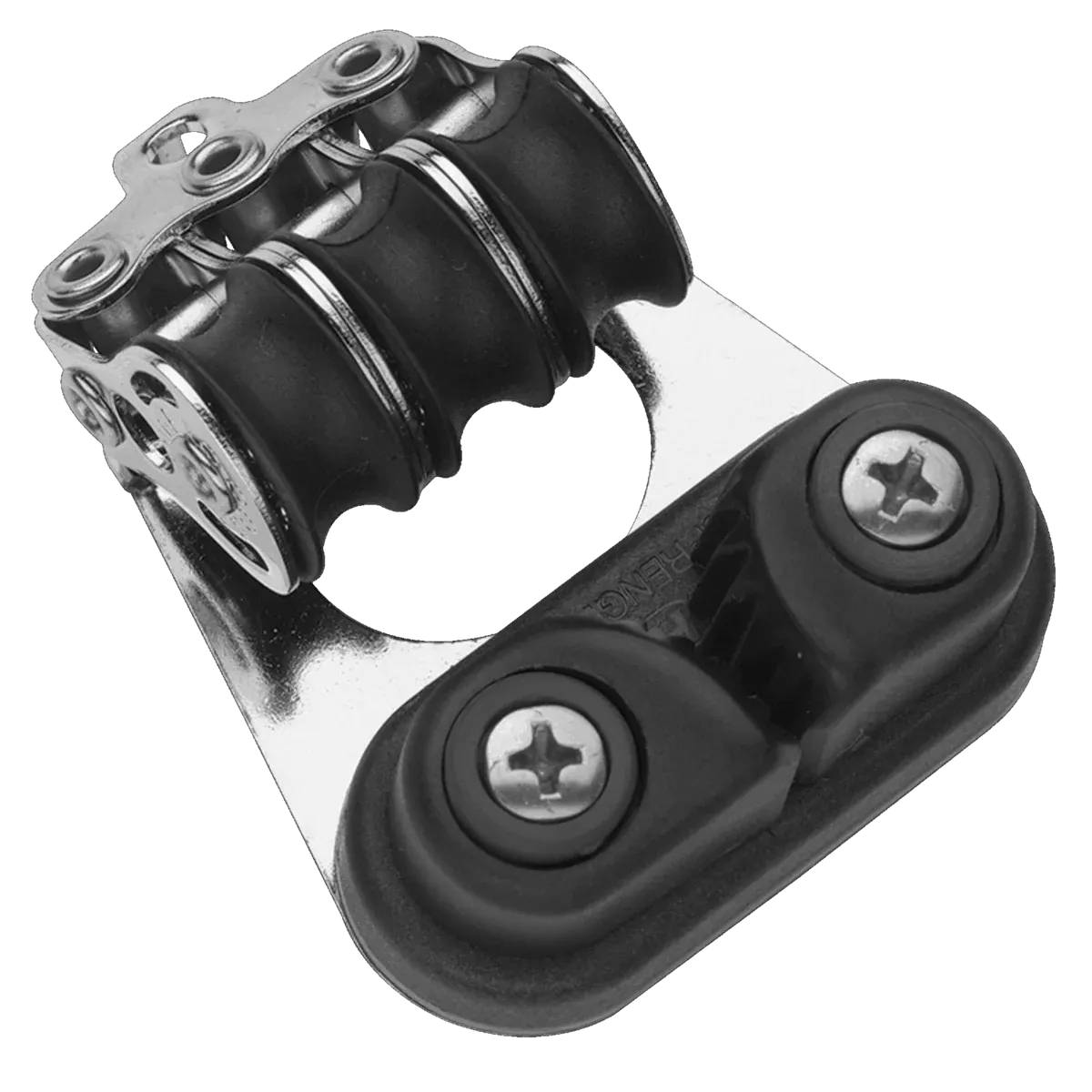 Sprenger / HS Micro XS Edelstahl Block kugelgelagert für 4 mm Draht - 2 Rollen - 3532965055 - Abverkauf