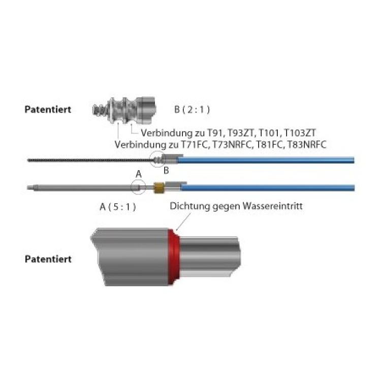 Ultraflex Steuerseil M90 Mach UF