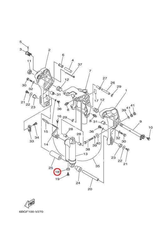 Yamaha Opferanode 663-45251-00