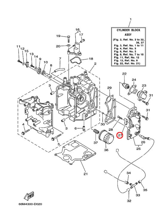 Yamaha Marine Opfer Anode Zylinderkopf 6E5-11325-00
