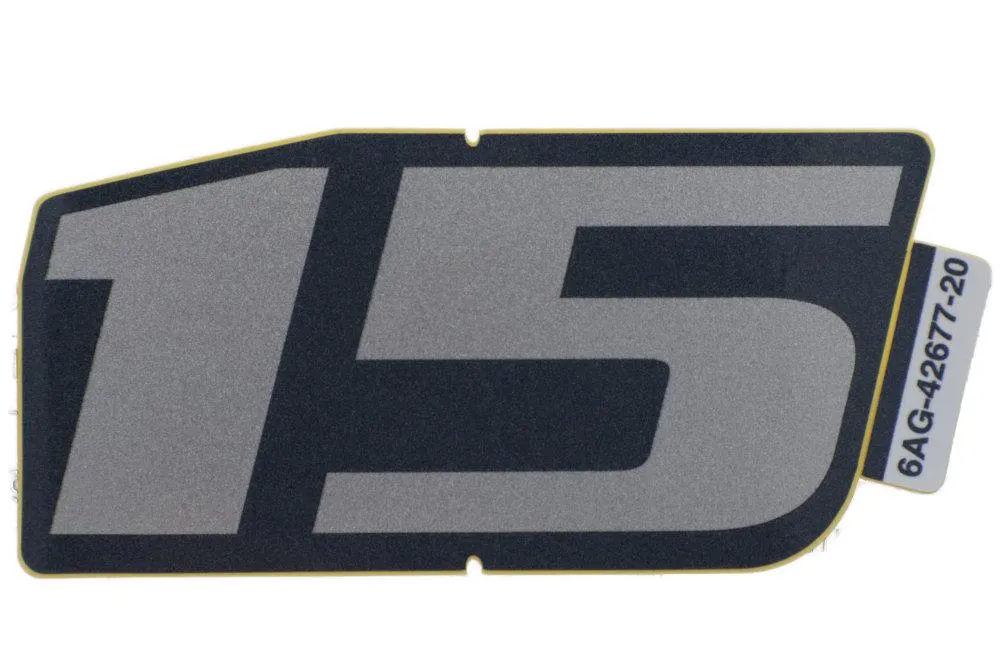 Yamaha 15 PS Aufkleber Marine Außenborder