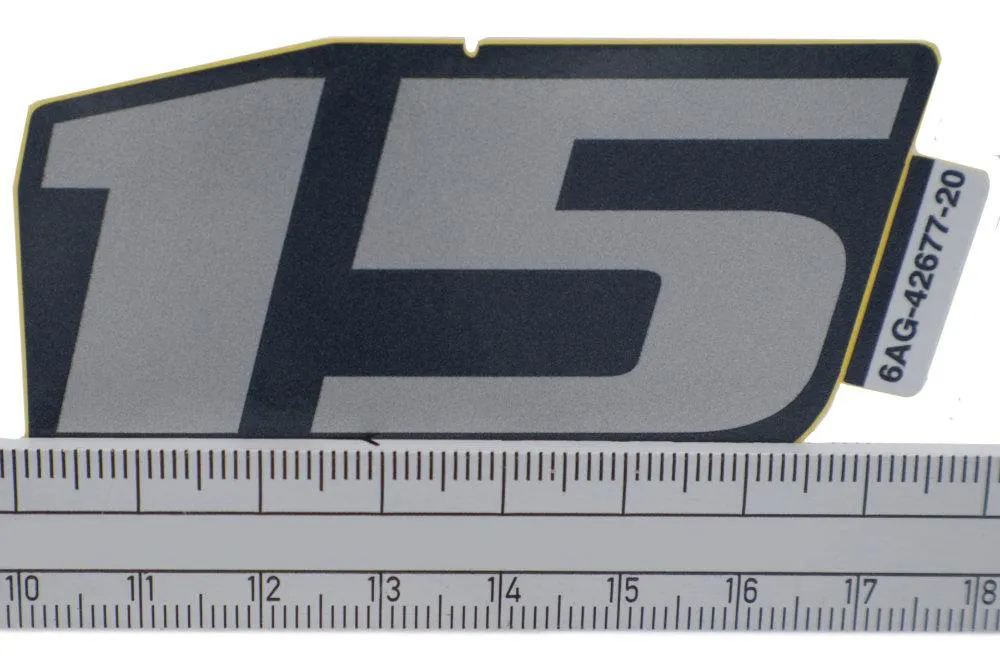 Yamaha 15 PS Aufkleber Außenborder