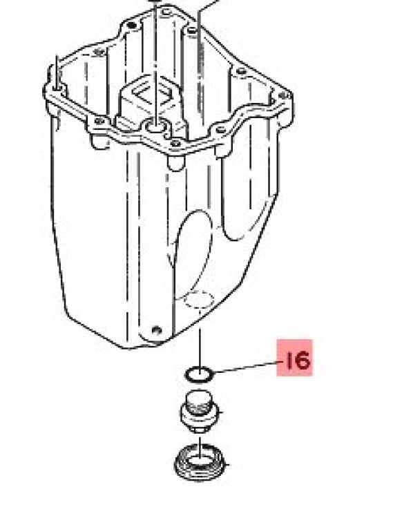 Yamaha Marine Ölablass Dichtring F8B / F9.9A / F9.9B Außenborder 93210-16772