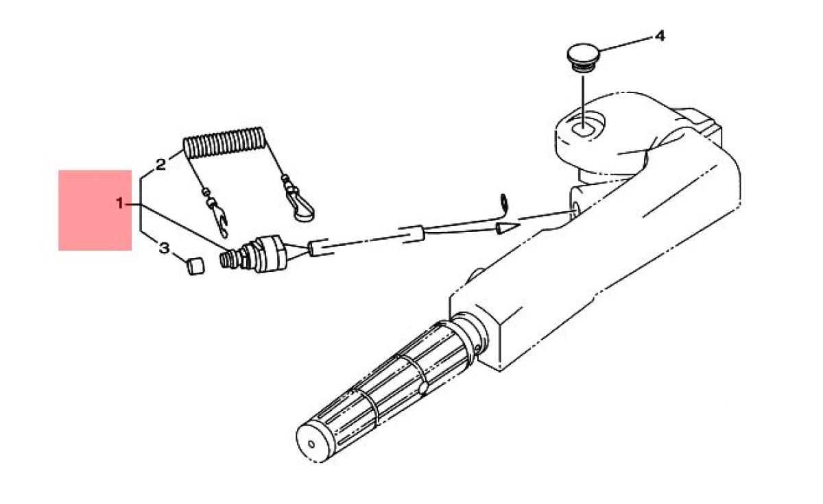 original Yamaha Quickstop Set Außenborder 65W-882575-01