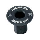 HARKEN H9064 Gizmo: einfache 14mm Decksdurchführung / Buchse für max. 30 mm Deck