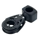 Harken H7407 57mm Carbo Furler Block mit Stütz-Basis für Tauwerk bis 10mm